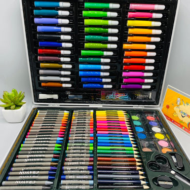150 piece deluxe art set briefcase